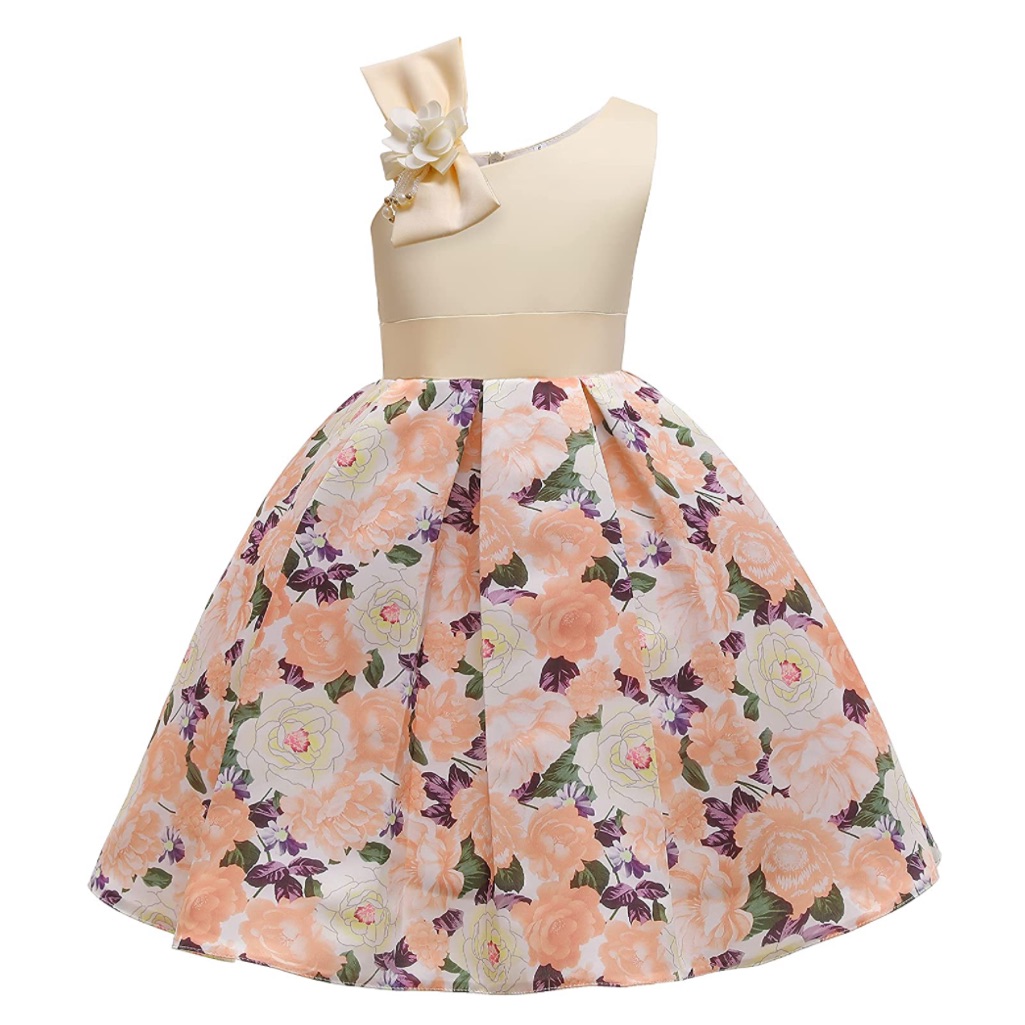 Girl Dress / Color Champagne